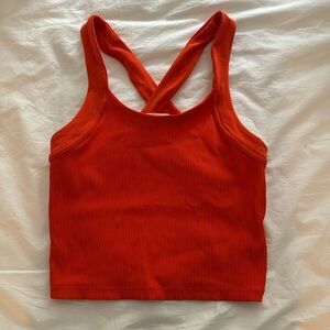 Ribbed athleta tank top